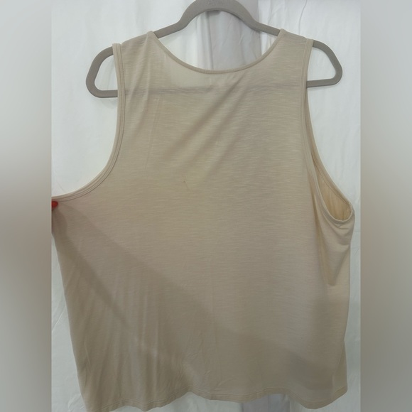 Maurices Crochet Front Tank - “Almond Cream” - Picture 7 of 10